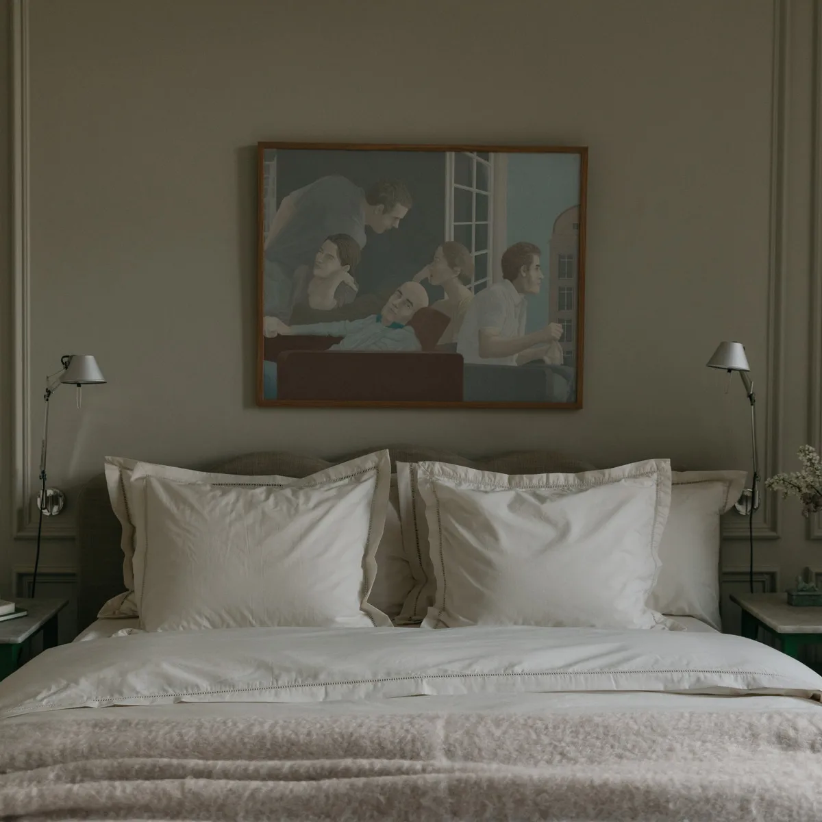 Pearl Ladder Lace dekbedovertrek dubbel, 220x220 cm Garbo&Friends