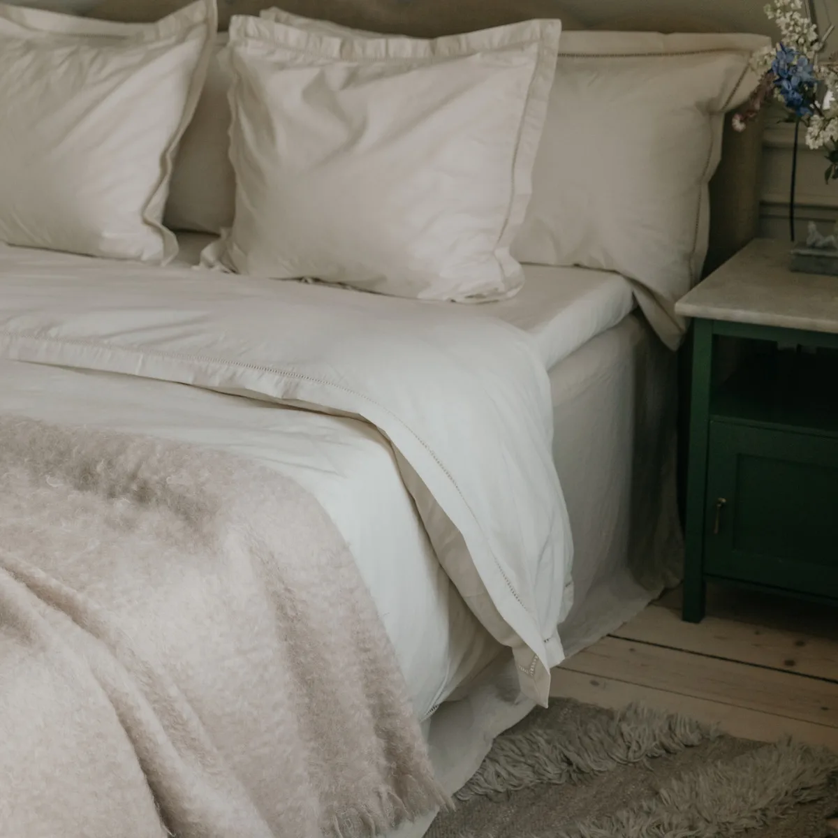 Pearl Ladder Lace dekbedovertrek dubbel, 240x220 cm Garbo&Friends