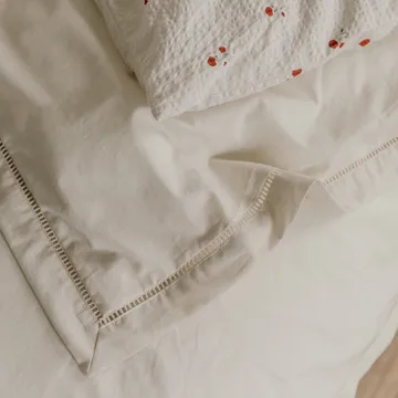 Pearl Ladder Lace junior dekbedovertrekset - 100x130 cm/35x55 cm - Garbo&Friends