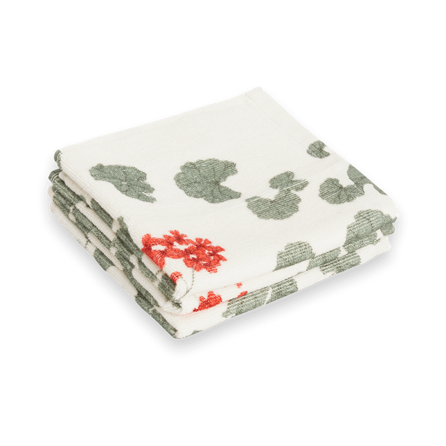 Garbo&Friends Pelargonium Terry washand 3-pack 30x30 cm