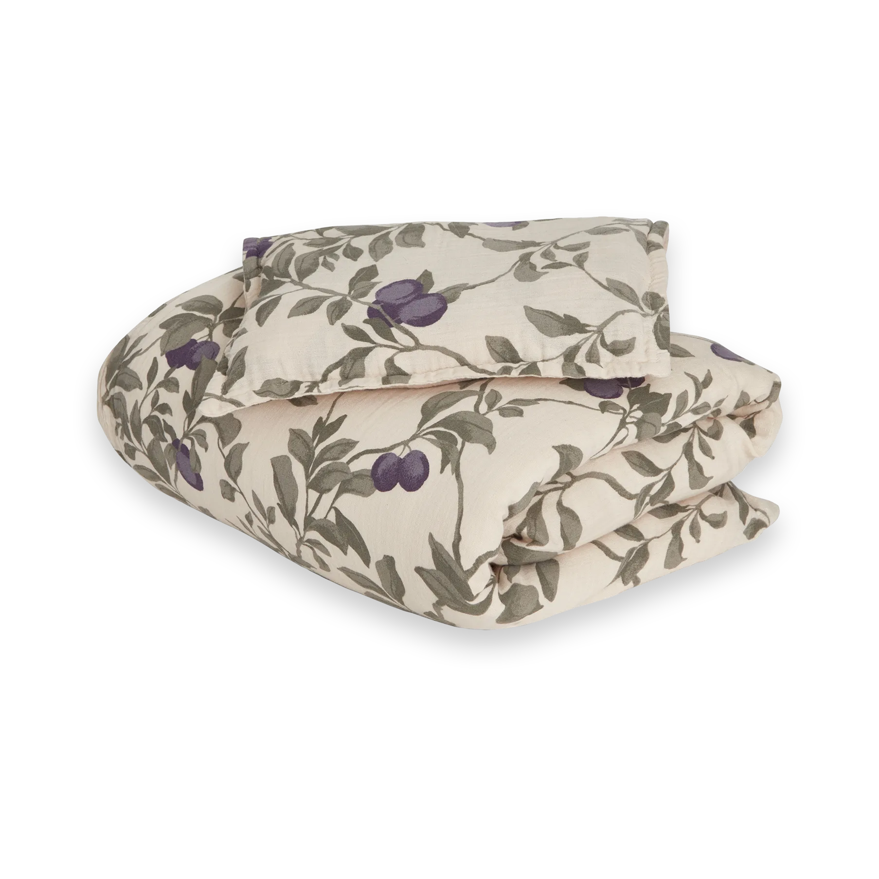 Plum Muslin beddengoed junior, 100x140 cm/40x60 cm Garbo&Friends