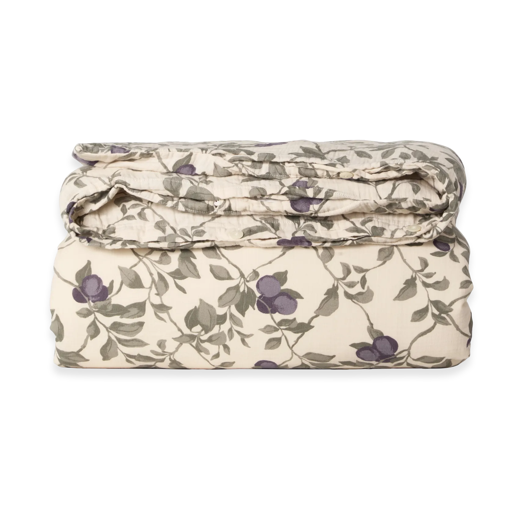 Plum Muslin dekbedovertrek dubbel, 220x220 cm Garbo&Friends