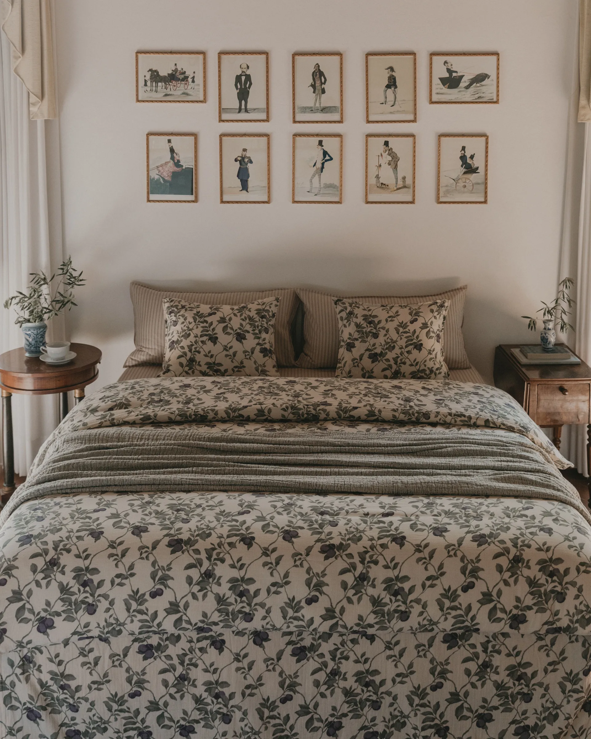 Plum Muslin dekbedovertrek dubbel, 220x220 cm Garbo&Friends