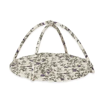 Plum satijnen gewatteerde babygym - Ø90 cm - Garbo&Friends