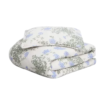 Plumbago Muslin beddengoedset junior - 100x130 cm/35x55 cm - Garbo&Friends