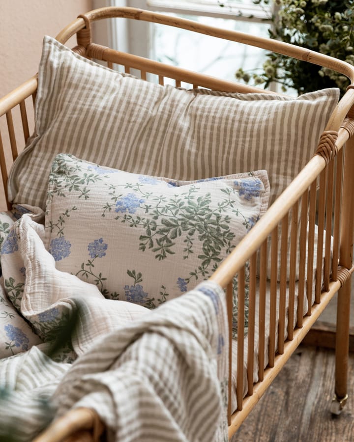 Plumbago Muslin beddengoedset junior, 100x130 cm/35x55 cm Garbo&Friends