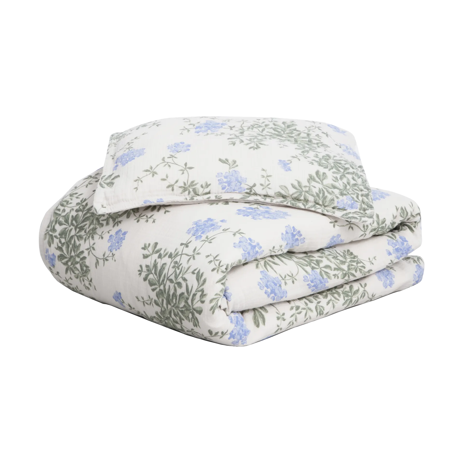 Plumbago Muslin beddengoedset junior, 100x140 cm/40x60 cm Garbo&Friends