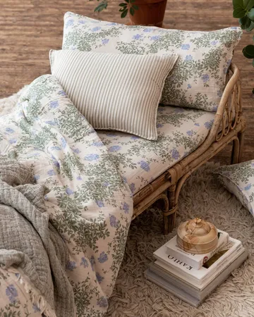Plumbago Muslin dekbedovertrek - 135x200 cm - Garbo&Friends
