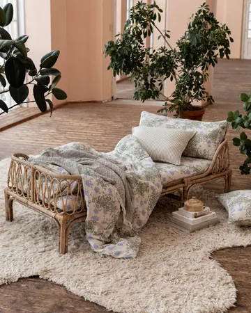 Plumbago Muslin dekbedovertrek - 150x210 cm - Garbo&Friends