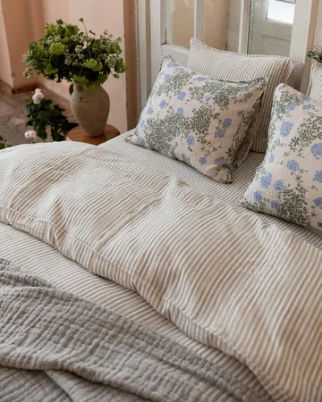 Plumbago Muslin dekbedovertrek double - 240x220 cm - Garbo&Friends
