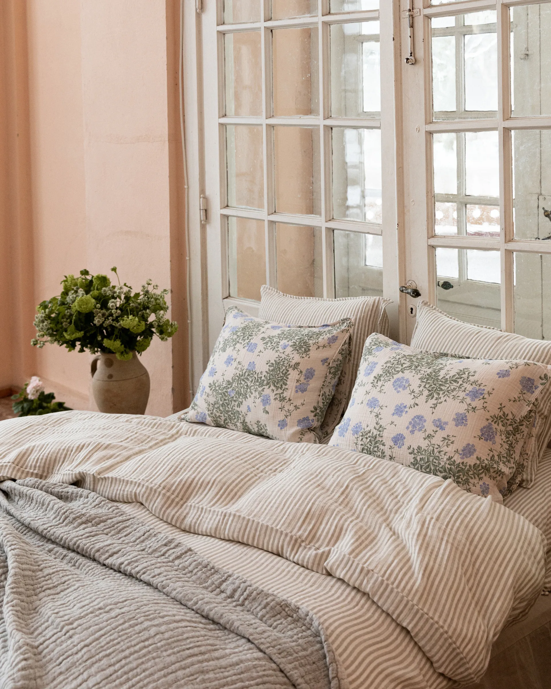 Plumbago Muslin dekbedovertrek double, 240x220 cm Garbo&Friends