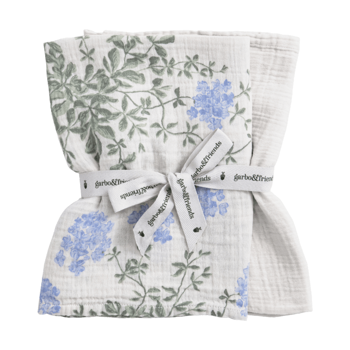 Plumbago Muslin deken klein 2-delig - 60x60 cm - Garbo&Friends