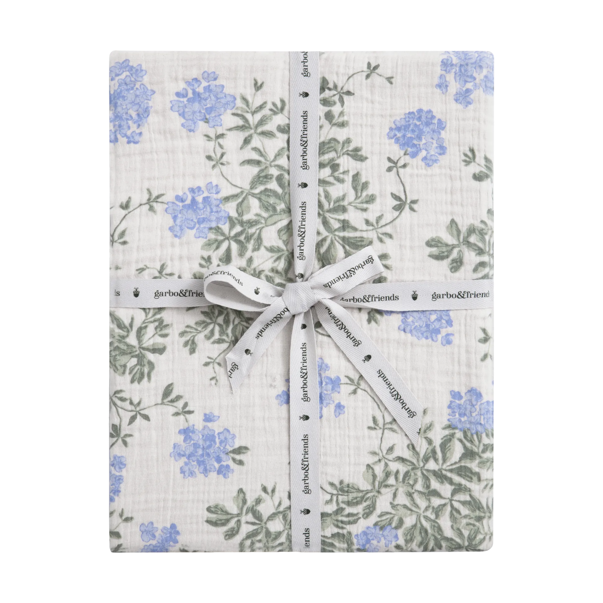 Plumbago Muslin hoeslaken, 180x200x30 cm Garbo&Friends