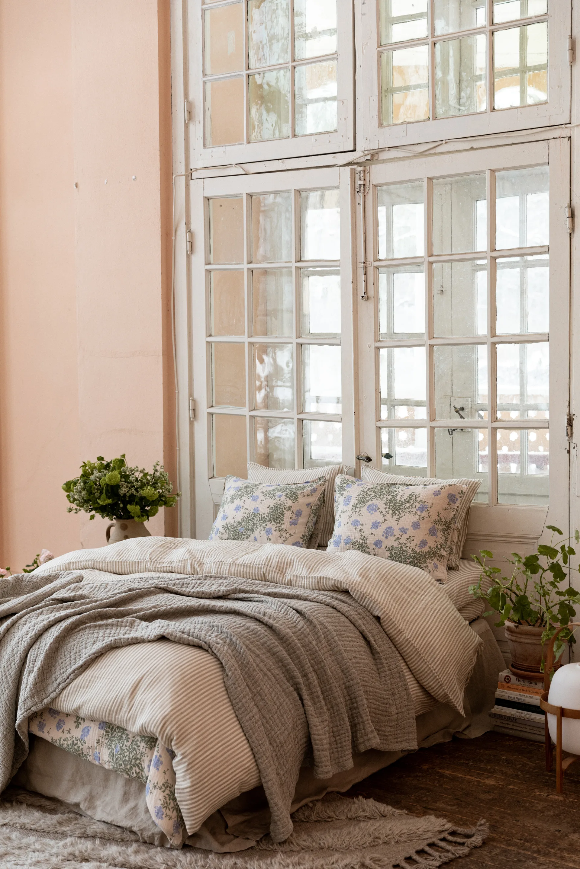 Plumbago Muslin kussensloop, 50x70 cm Garbo&Friends