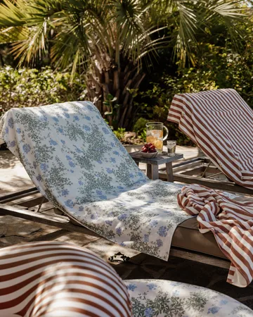 Plumbago Terry badhanddoek - 70x140 cm - Garbo&Friends