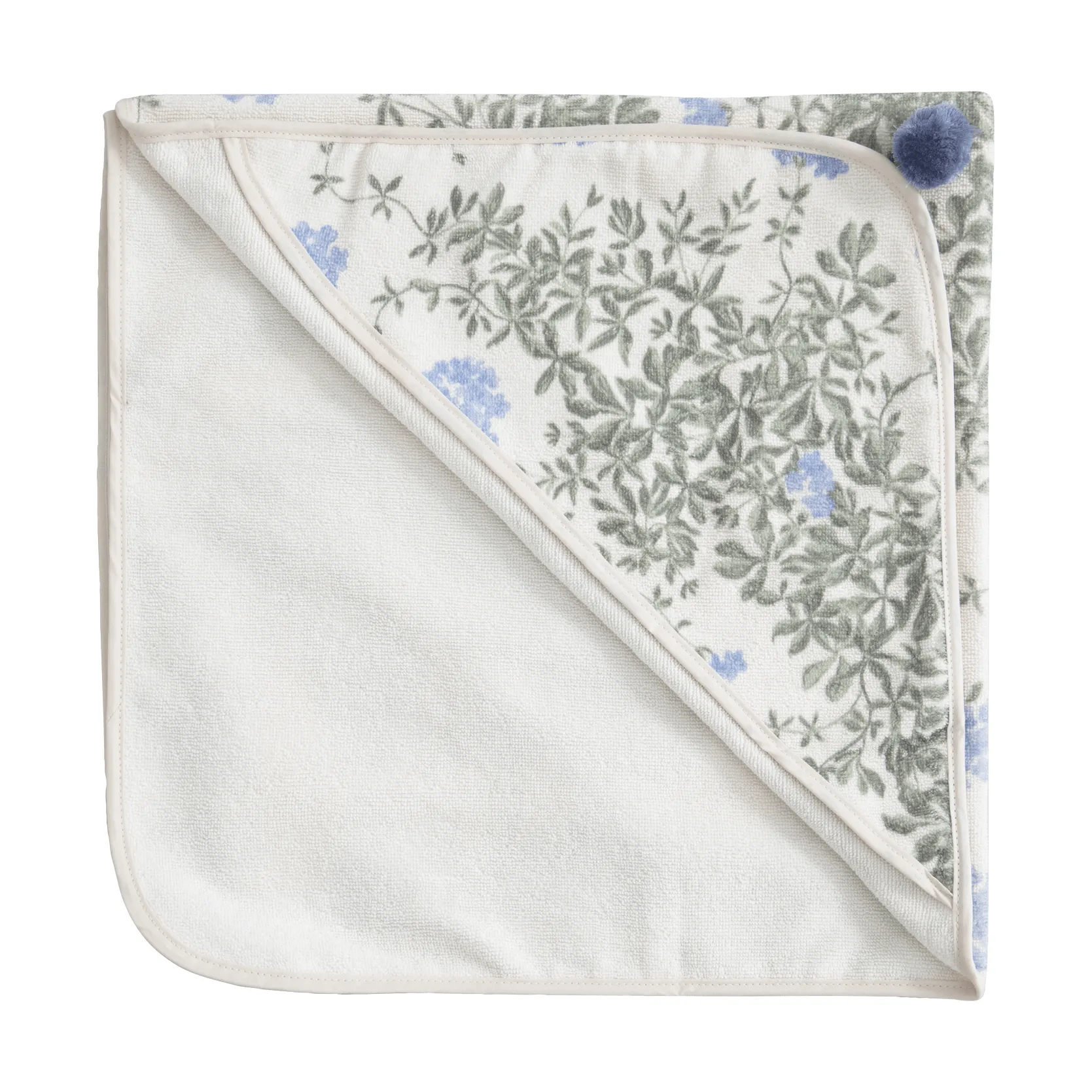 Plumbago Terry badhanddoek met capuchon, 80x80 cm Garbo&Friends