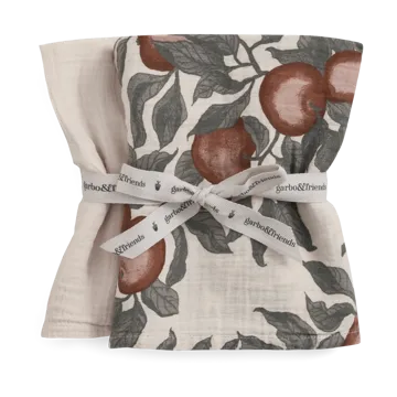 Pomme Muslin deken klein 2-delig - 60x60 cm - Garbo&Friends