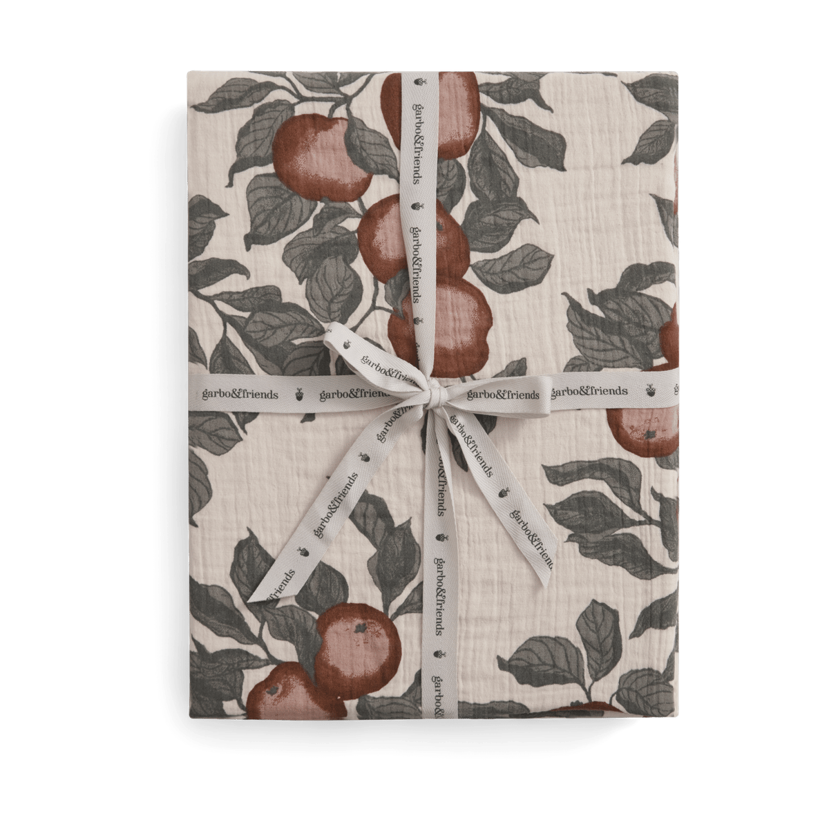 Garbo&Friends Pomme Muslin hoeslaken 180x200x30 cm | Scandinavisch Interieur | Lakens | Beige