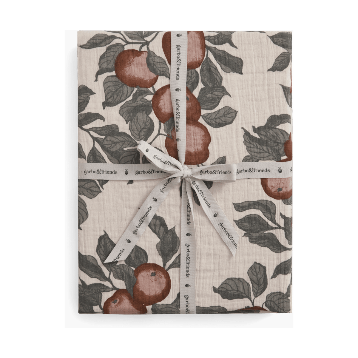 Garbo&Friends Pomme Muslin hoeslaken 70x140x20 cm | Scandinavisch Interieur | Lakens | Beige