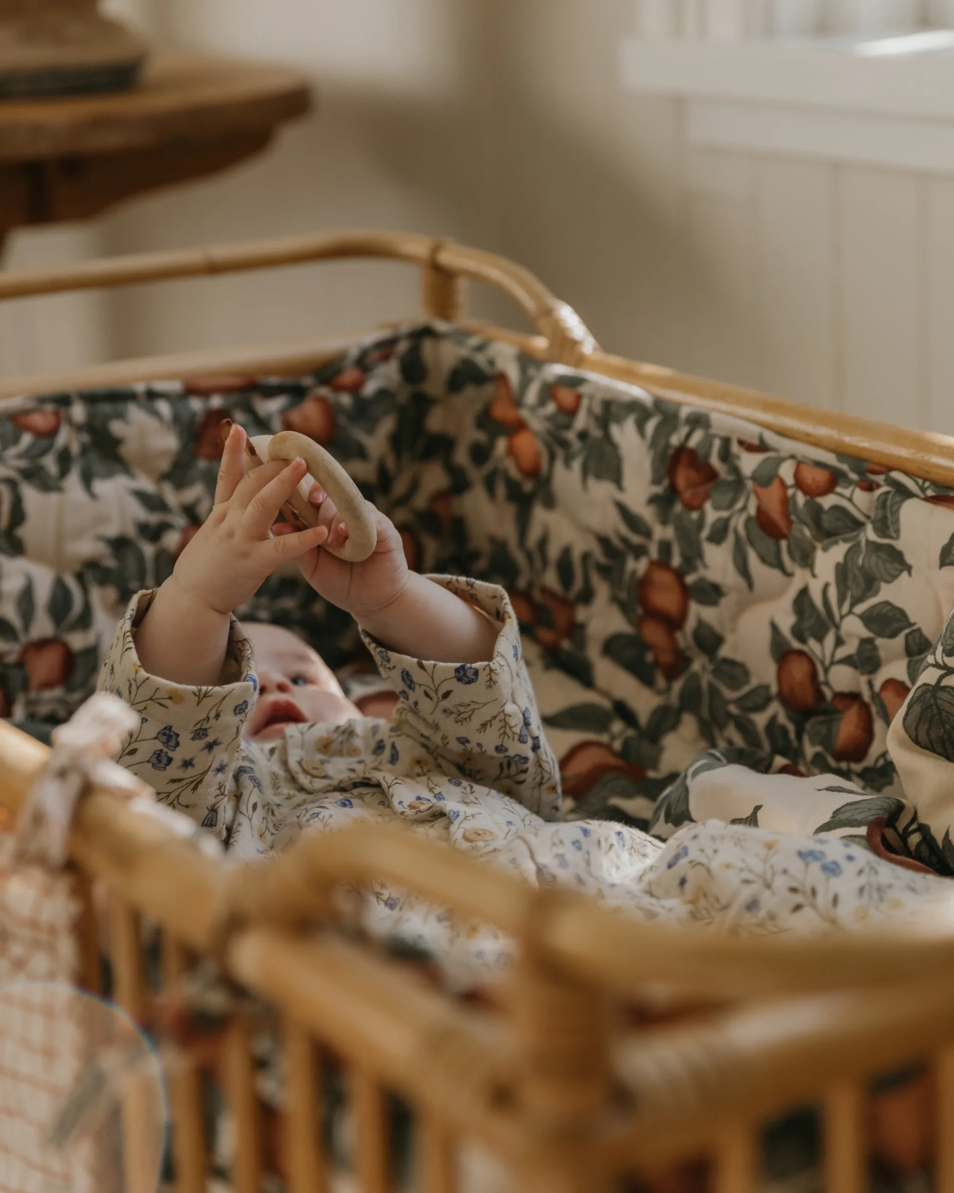 Pomme Satin Quilted bed bumper, 360x30x0,5 cm Garbo&Friends