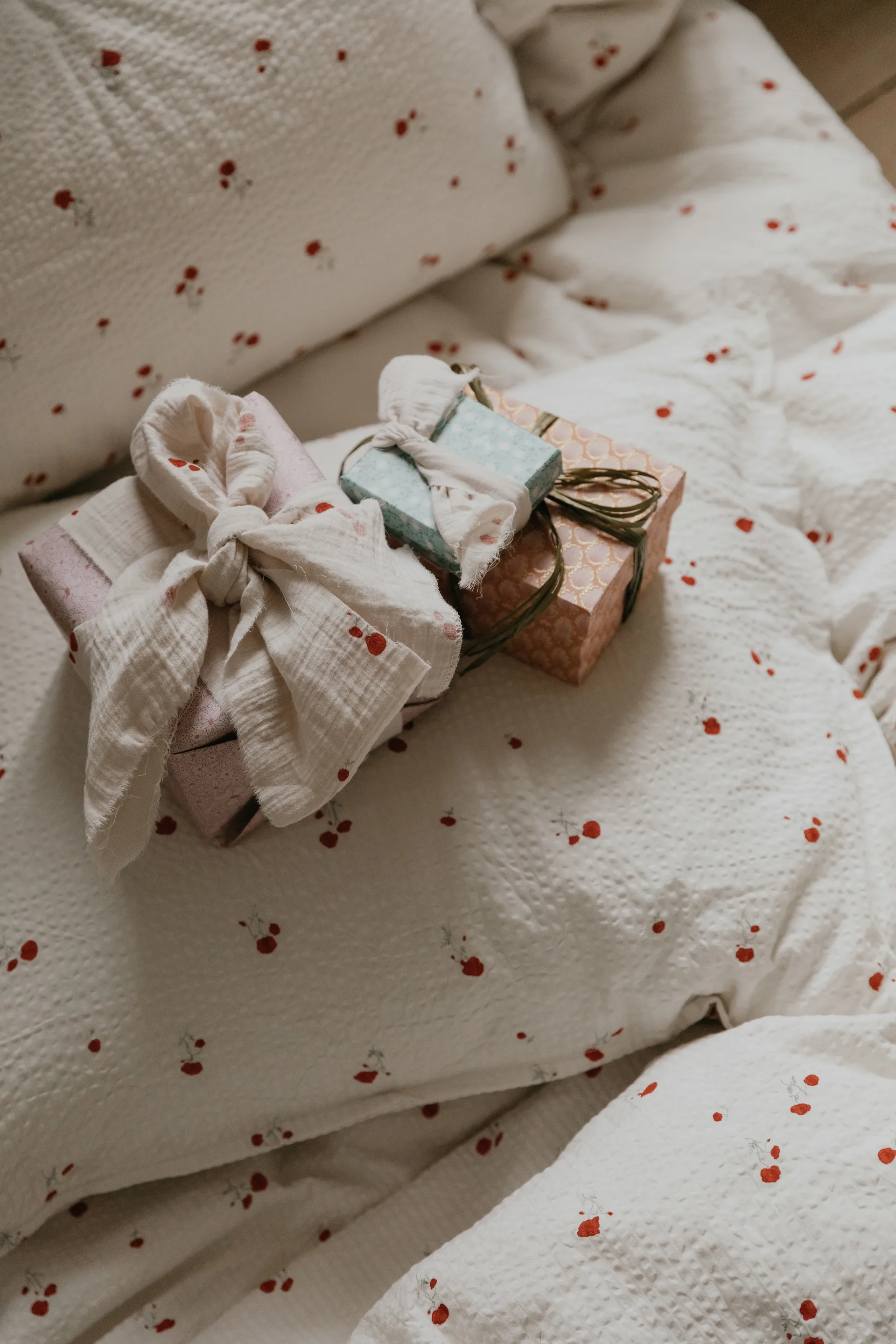 Poppy Muslin deken 2 delen, 60x60 cm Garbo&Friends