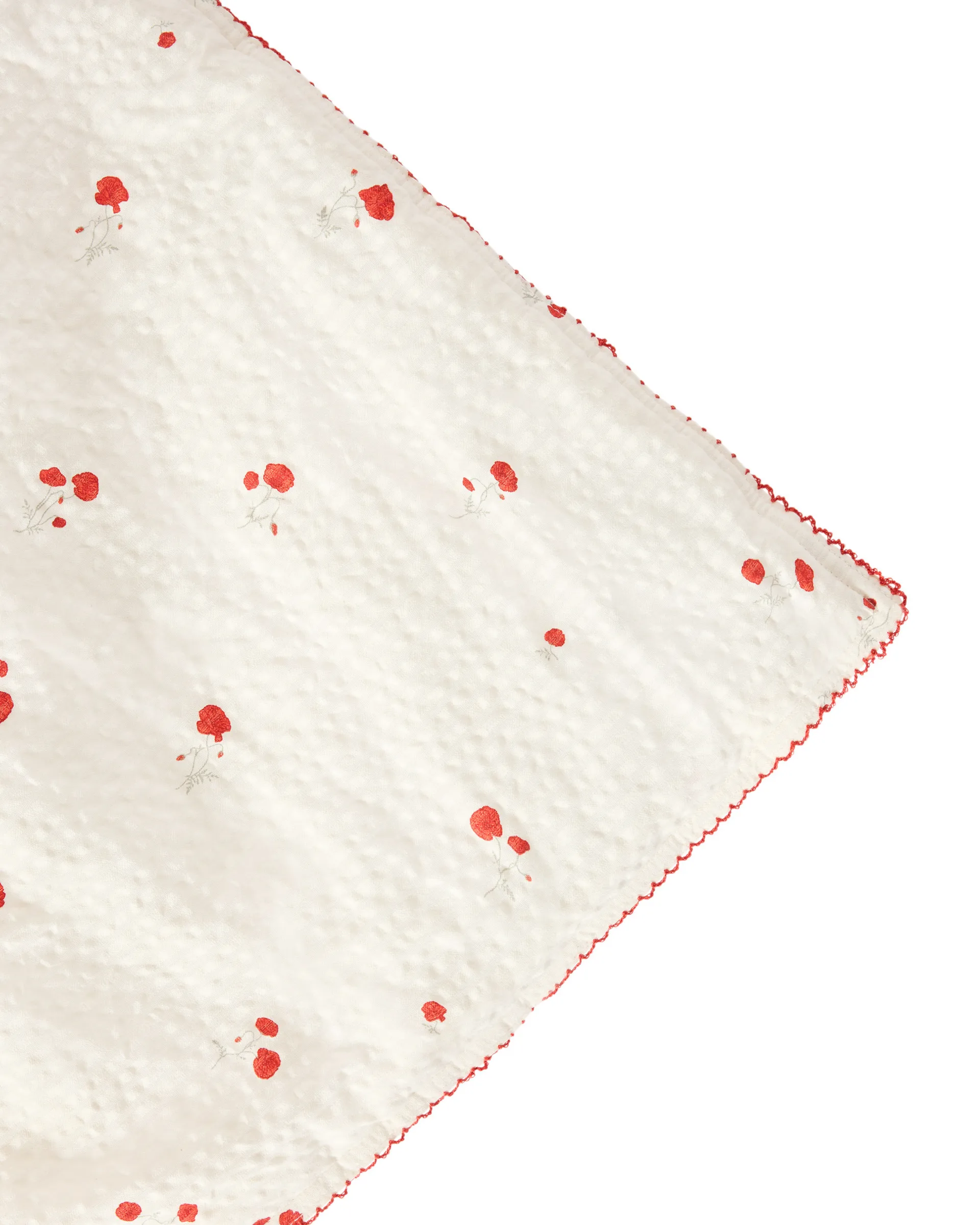 Poppy Seersucker gewatteerde deken, 100x140 cm Garbo&Friends