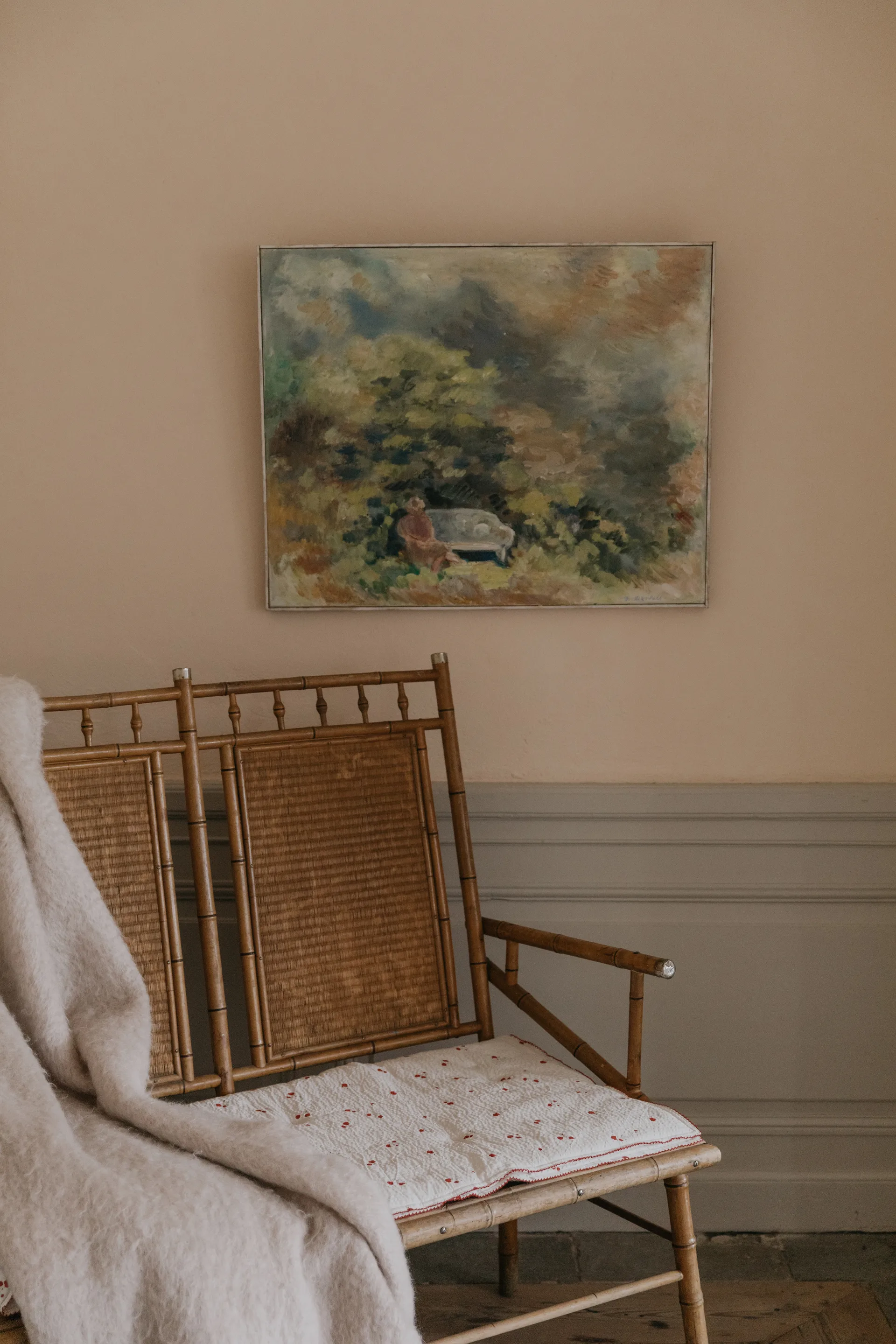 Poppy Seersucker gewatteerde deken, 100x140 cm Garbo&Friends