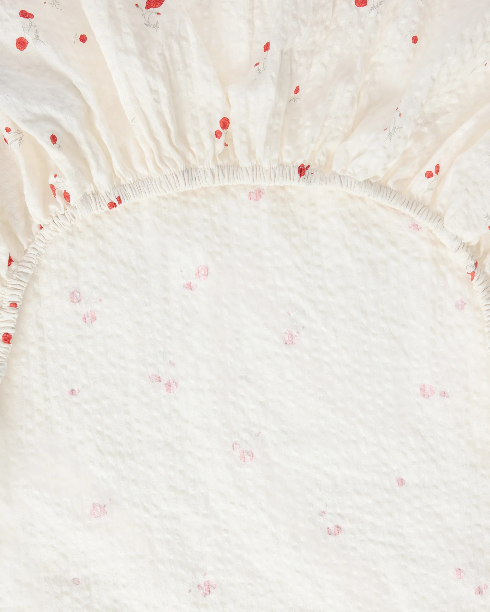 Poppy Seersucker hoeslaken, 180x200x30 cm Garbo&Friends