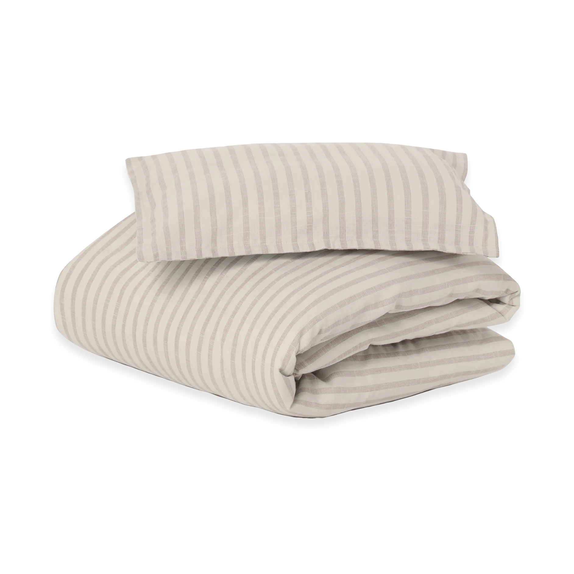 Stripe Mauve beddengoed junior, 100x140 cm/40x60 cm Garbo&Friends