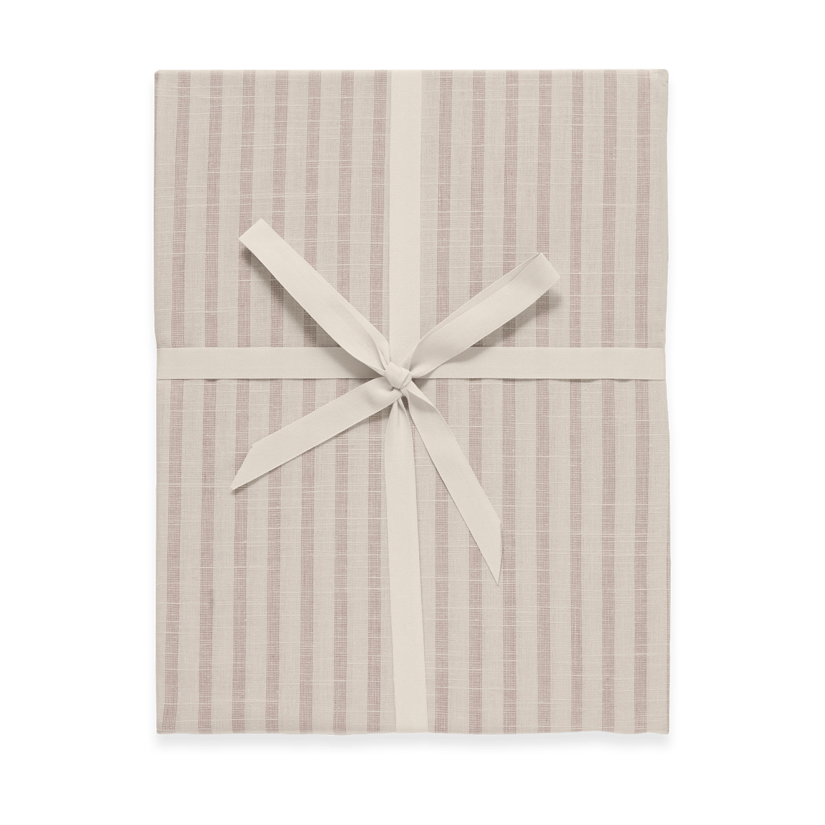 Garbo&Friends Stripe Mauve hoeslaken 140x200x30 cm | Scandinavisch Interieur | Lakens | Beige