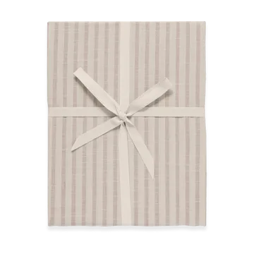 Stripe Mauve hoeslaken - 90x200x30 cm - Garbo&Friends