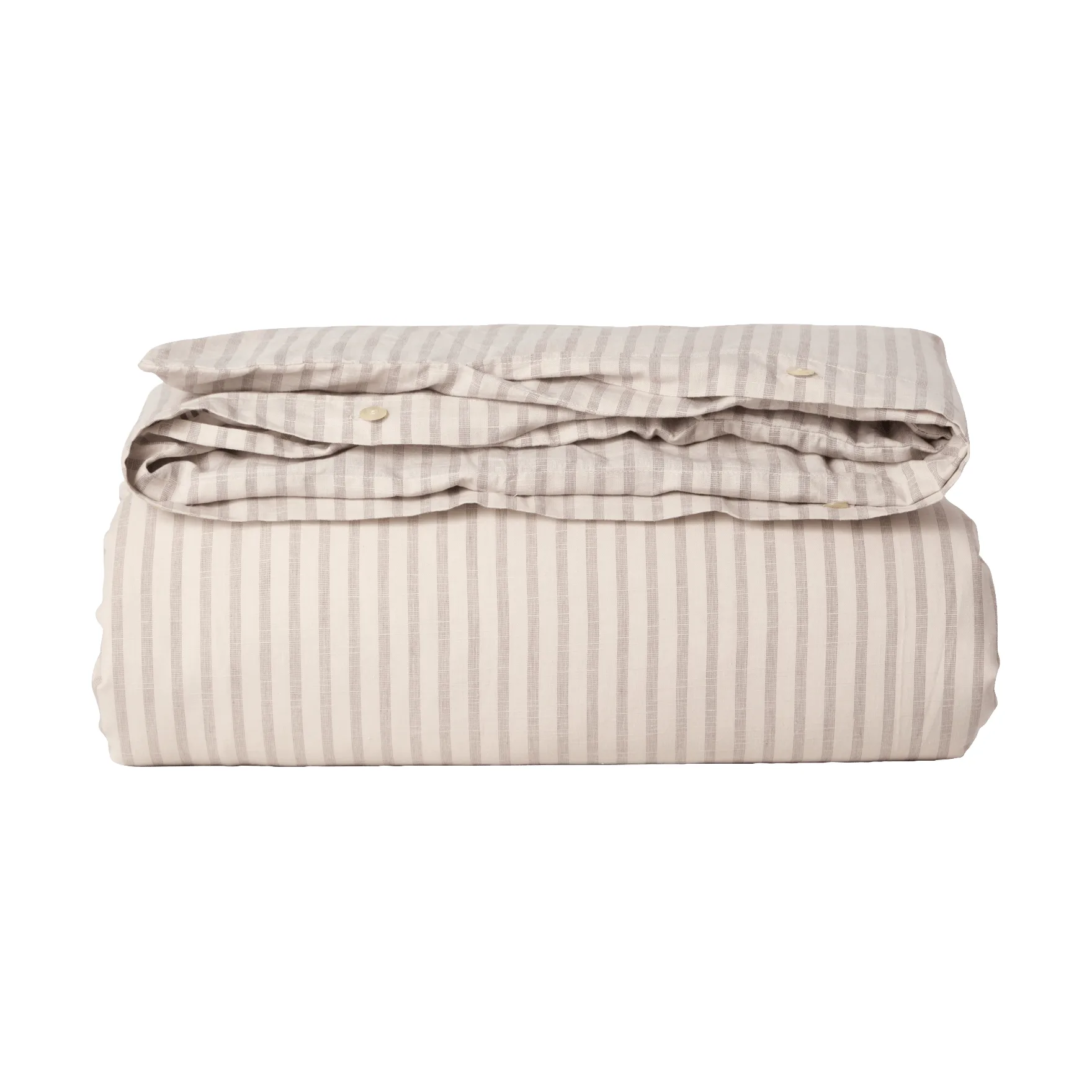 Stripe Mauve Muslin dekbedovertrek, 135x200 cm Garbo&Friends