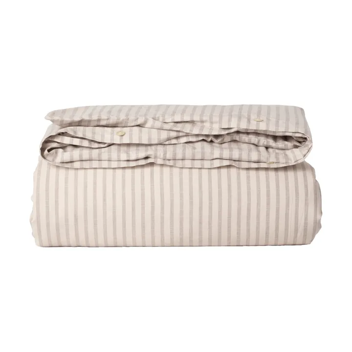 Stripe Mauve Muslin dekbedovertrek - 140x200 cm - Garbo&Friends