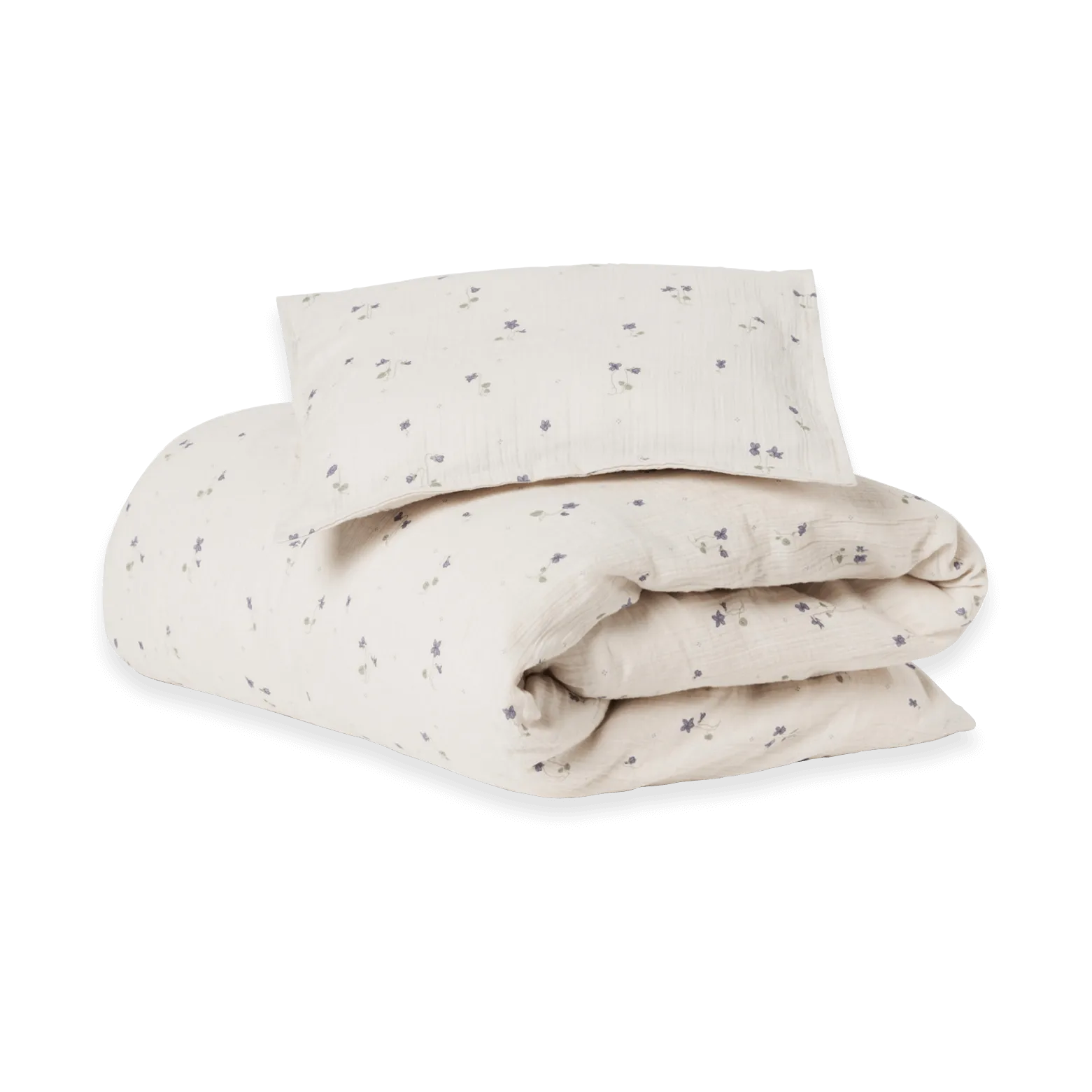 Viola Muslin beddengoed junior, 100x130 cm/35x55 cm Garbo&Friends