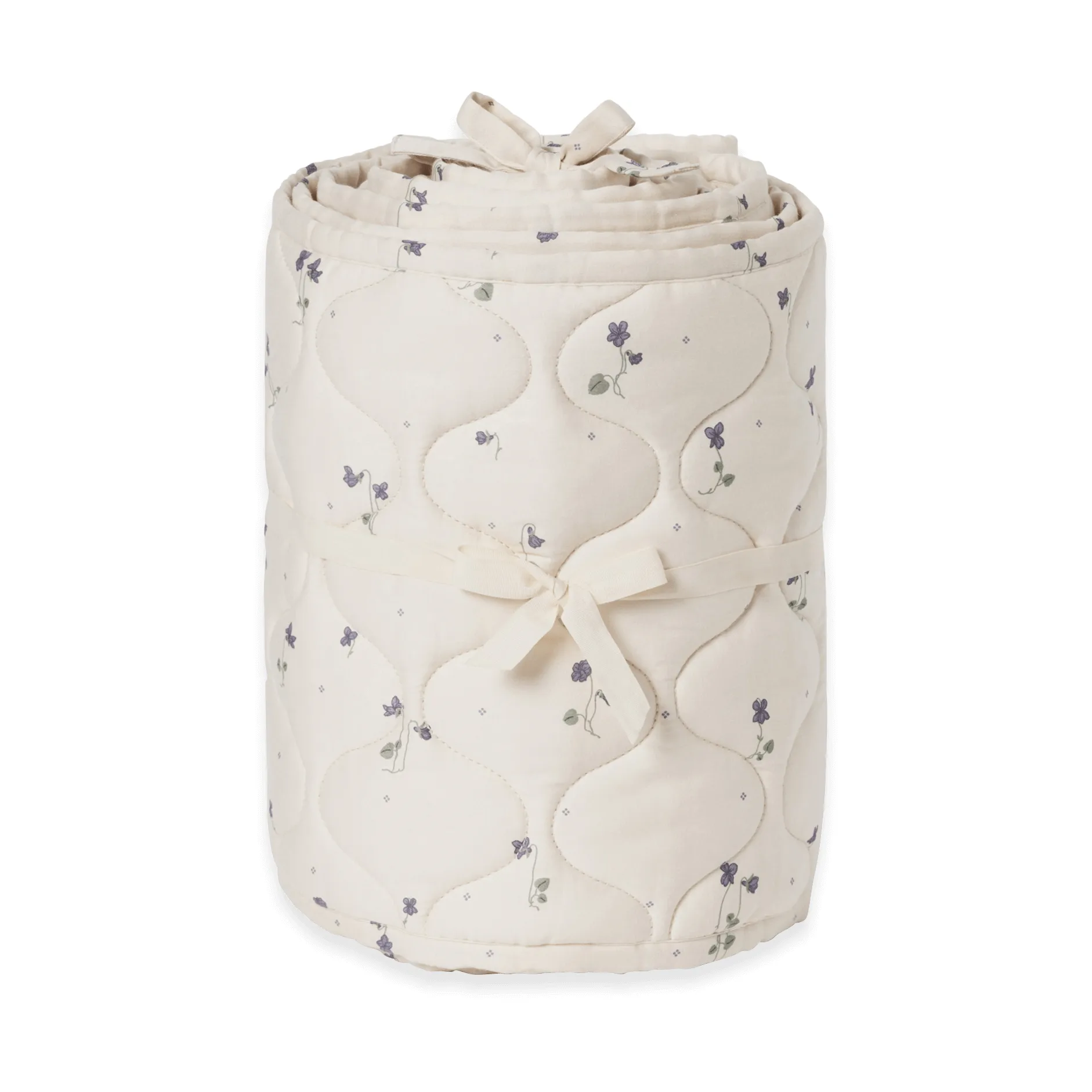 Viola Satin gewatteerde bedomrander, 30x360 cm Garbo&Friends