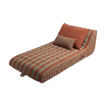 Garden Glory drijvend ligbed - Eucalyptusgroen-terrakotta, 85x168,5 cm - Garden Glory