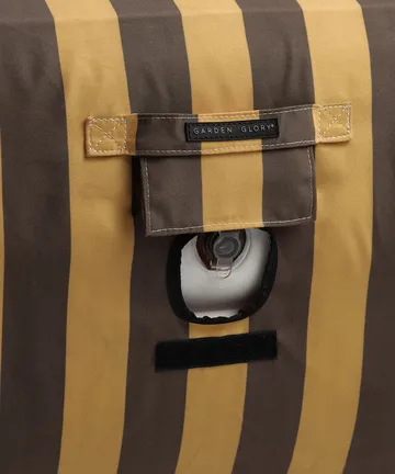 Garden Glory drijvend ligbed - Saffraangeel-bruin, 85x168,5 cm - Garden Glory