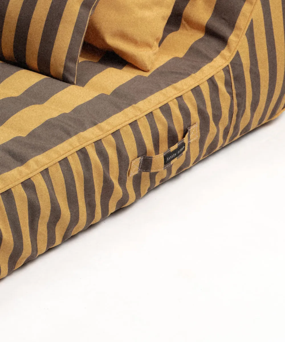 Garden Glory drijvend ligbed, Saffraangeel-bruin, 85x168,5 cm Garden Glory