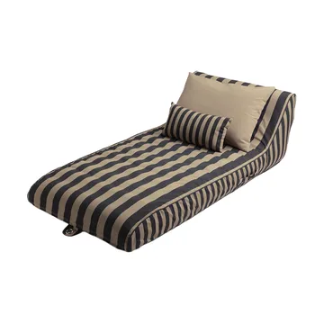 Garden Glory drijvend ligbed - Zwart-beige, 85x168,5 cm - Garden Glory