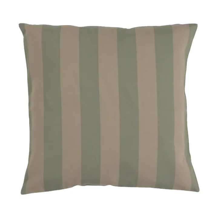 Garden Glory gestreept kussen - Eucalyptusgroen-beige, 50x50 cm - Garden Glory