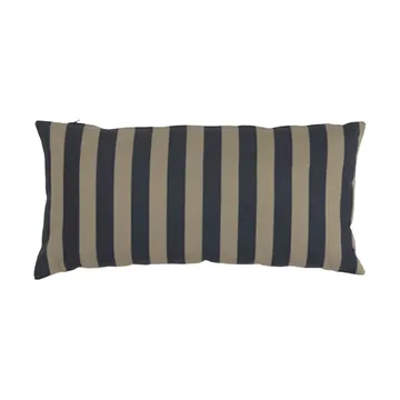 Garden Glory gestreept kussen - Zwart-beige, 25x50 cm - Garden Glory