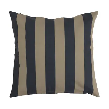 Garden Glory gestreept kussen - Zwart-beige, 50x50 cm - Garden Glory