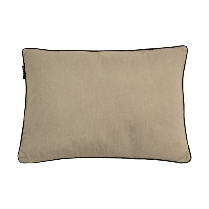 Garden Glory kussen - Beige met zwarte rand, 50x70 cm - Garden Glory