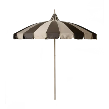 Garden Glory parasol - Beige-brown stripe - Garden Glory