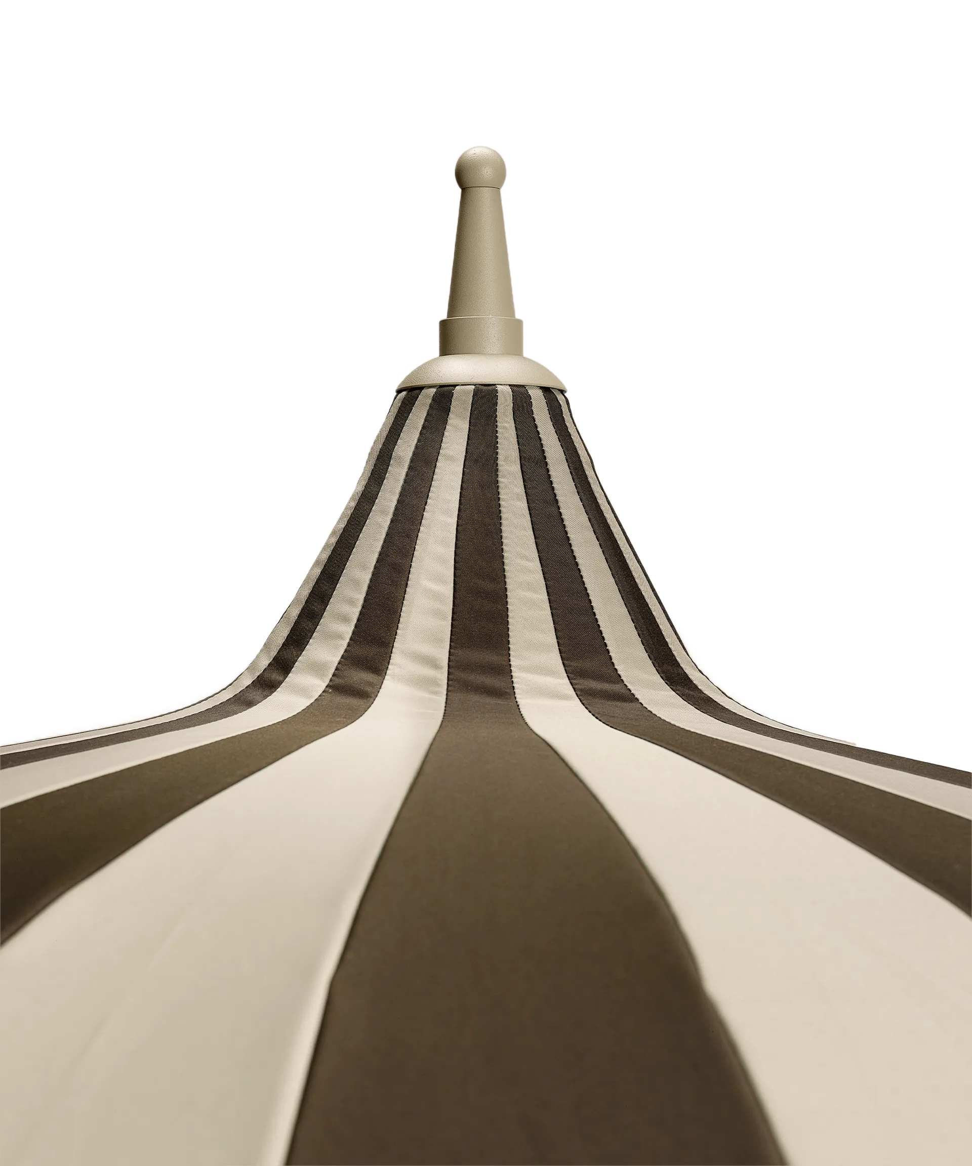 Garden Glory parasol, Beige-brown stripe Garden Glory