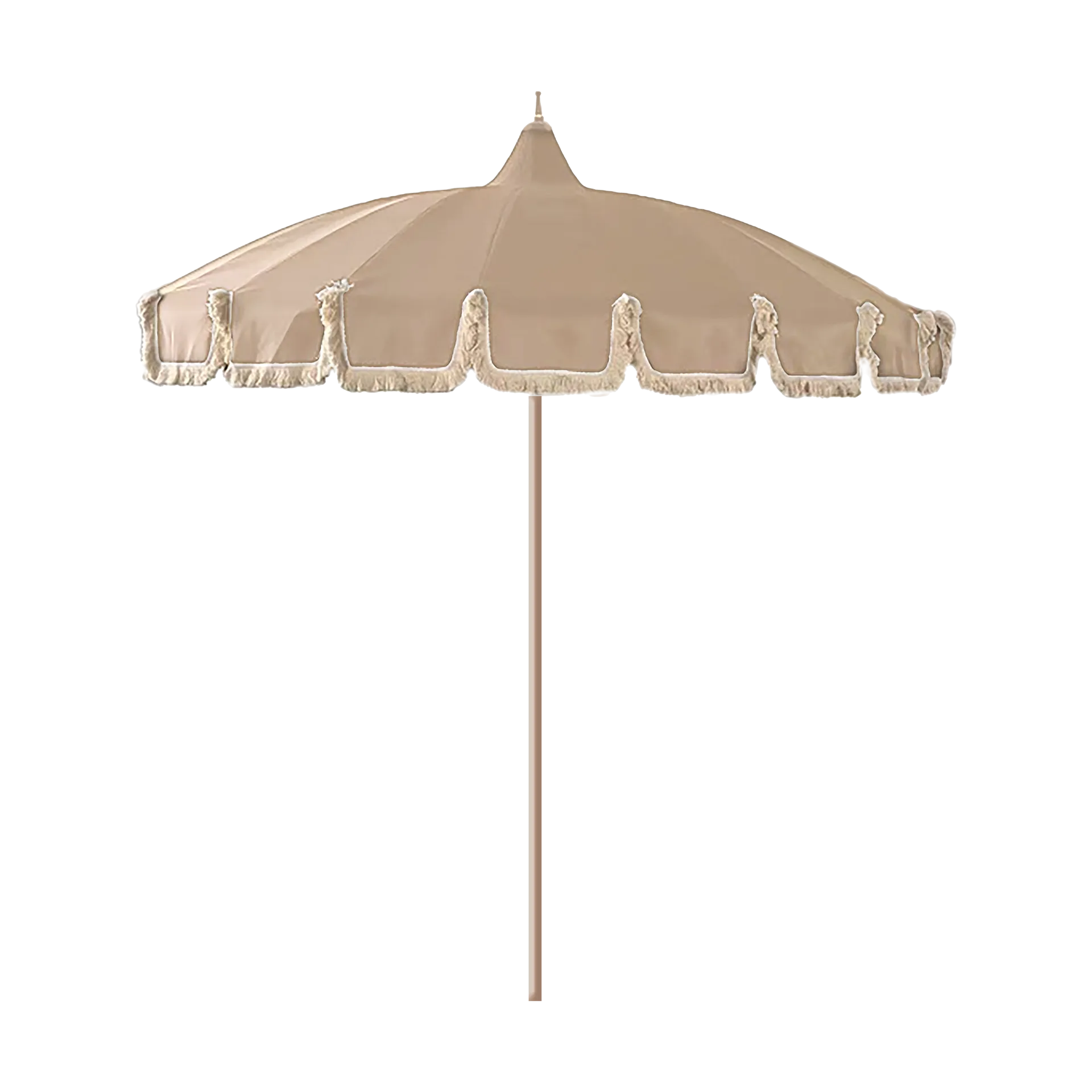 Garden Glory parasol, Beige fringe Garden Glory