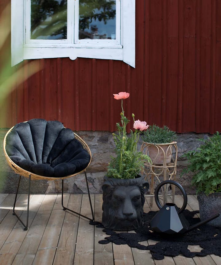 Garden Glory Shell zitkussen, Black Garden Glory