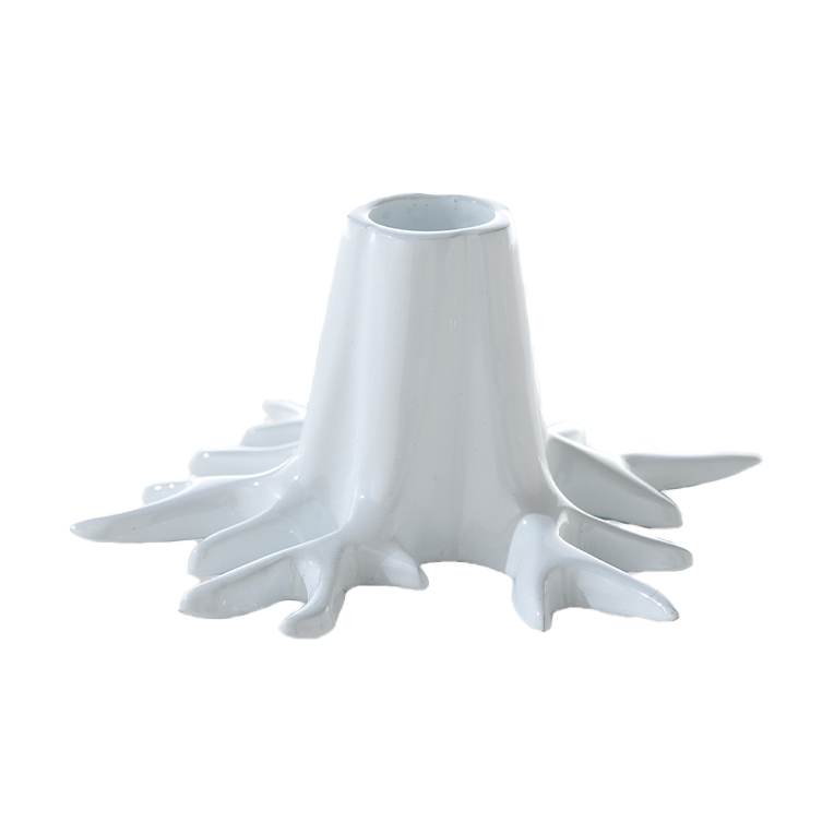 Garden Glory The Root kandelaar Cremé white | Scandinavisch Interieur | Kaarsenhouders & kaarsenborden | Wit