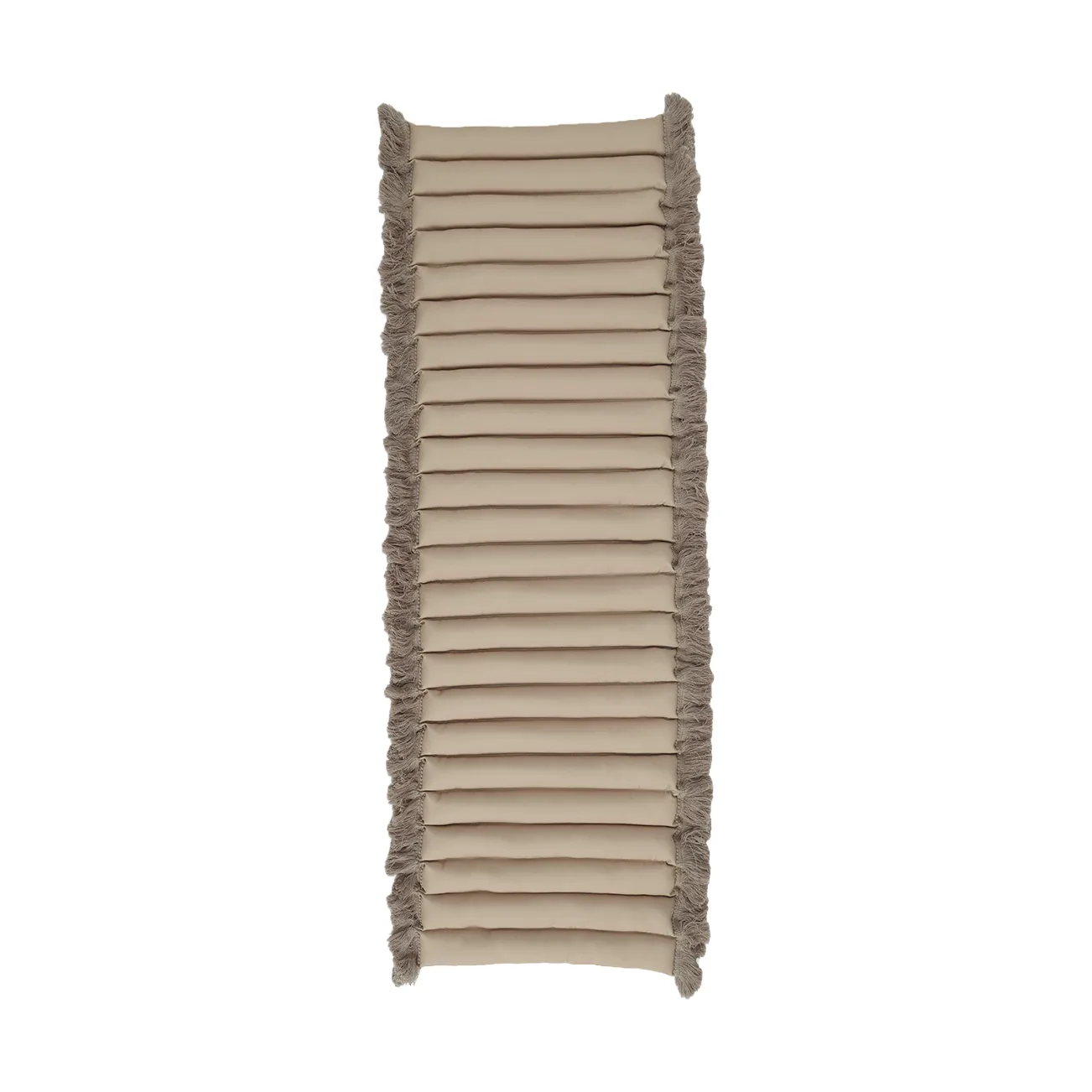 Garden Glory zitkussen met franjes, Beige, beige franje, 38x120 cm Garden Glory