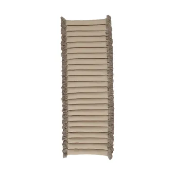 Garden Glory zitkussen met franjes - Beige, beige franje, 38x120 cm - Garden Glory